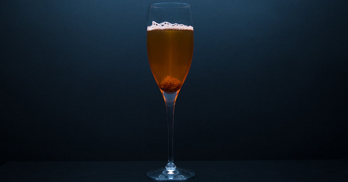 This Champagne Cocktail is a sparkling wine cocktail to make year-round
