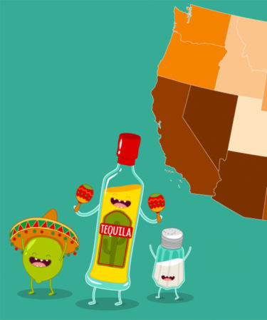 MAP: The States That Drink The Most Tequila