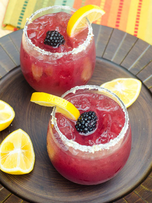 Blackberry Lemonade Margaritas
