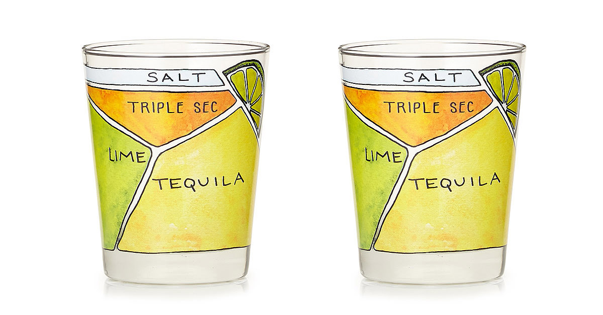 margarita diagram glassware