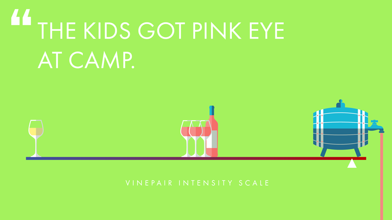The kids got pink eye at camp.
