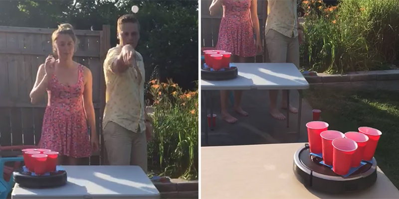Roomba Pong Is America's Next Great Drinking Game