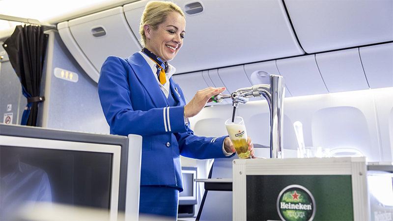 KLM Is Launching The World's First In-Flight Draft Beer