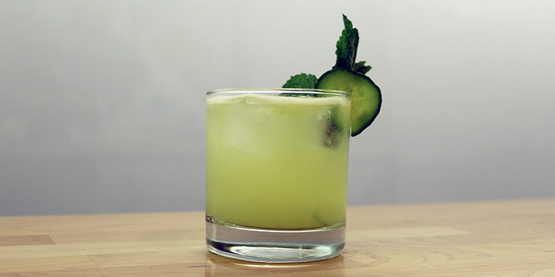Mint Cucumber Prosecco Sparkler [RECIPE]