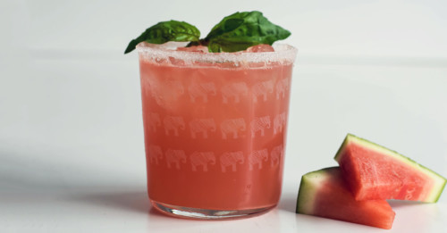 Watermelon Basil Margarita