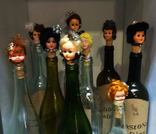 Doll Head Wine Stopper