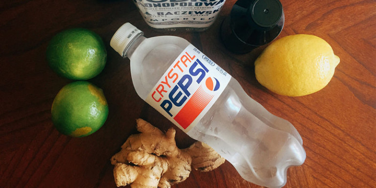 Crystal Pepsi Is Back, But You're Older Now, So Put Some