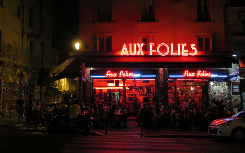 Aux Folies In Belleville; Paris