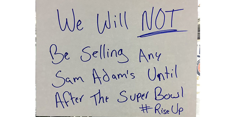 No Sam Adams for Atlanta