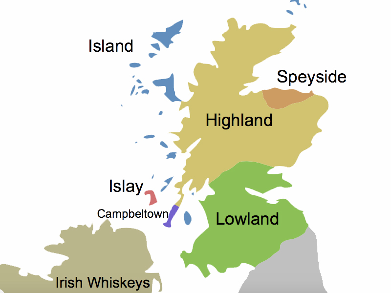 Scotch Whisky Map