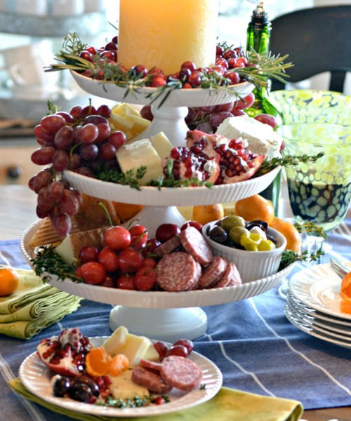 We're Obsessed With These 15 Swoon-Worthy Cheese & Charcuterie Boards Grapes Cherries Pepperoni Pomegranate Seed
