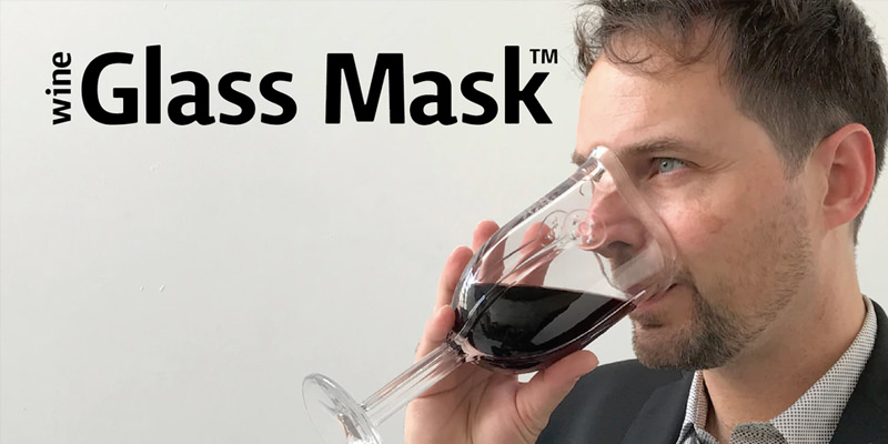 It's True-- Wine Glass Masks Are Now a Thing 