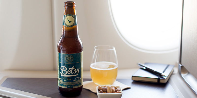 Beer made for airplane flights