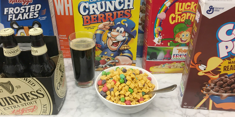 Cereal and Guinness