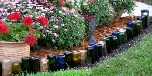 9 Adorable Garden Crafts To Make With Wine Bottles Vinepair