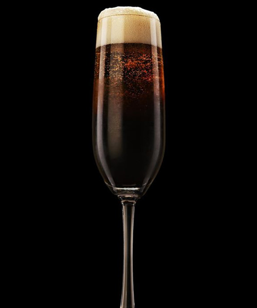 Guinness Champagne Black Velvet Cocktail 