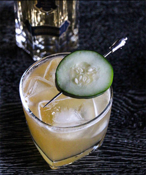 The Irish Made St. Patrick's Day Cocktail with St. Germain and Jameson for a Cocktail Party