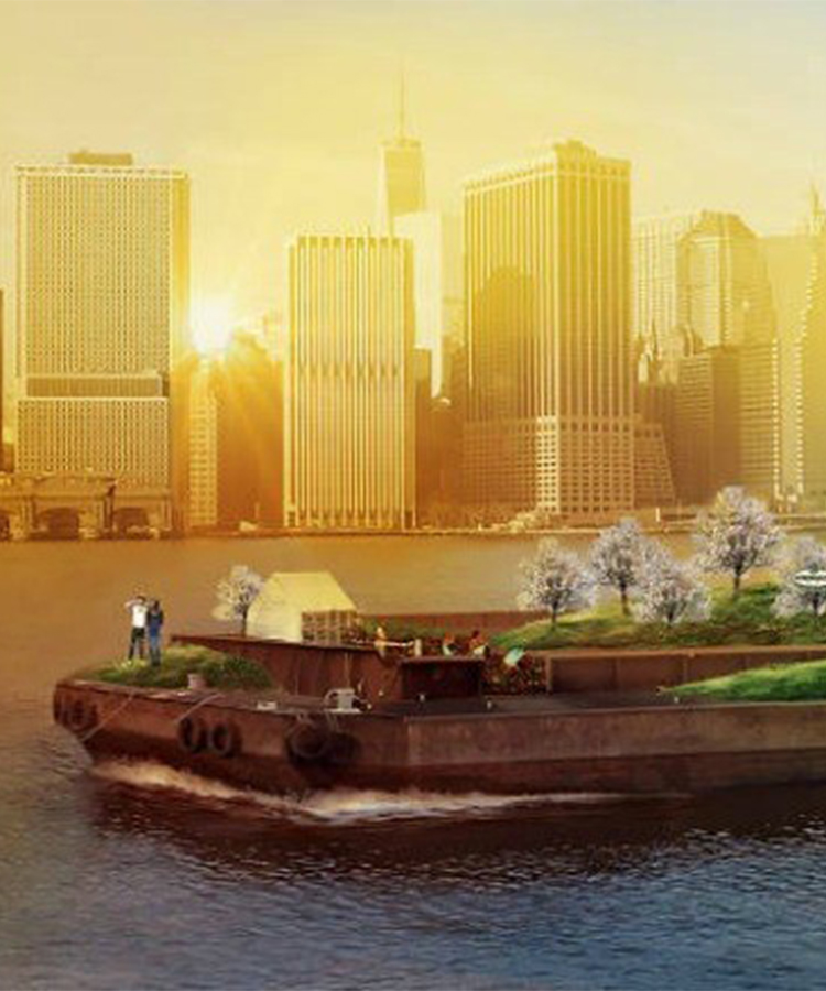 Strongbow Cider is Bringing a Floating Forest Back to New York City