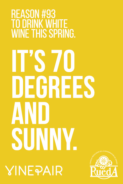 99 Reasons To Drink White Wine In The Spring