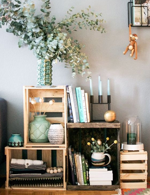 9 Charming Ways To Turn Wine Crates Into Rustic Furniture Makeshift Coffee Table
