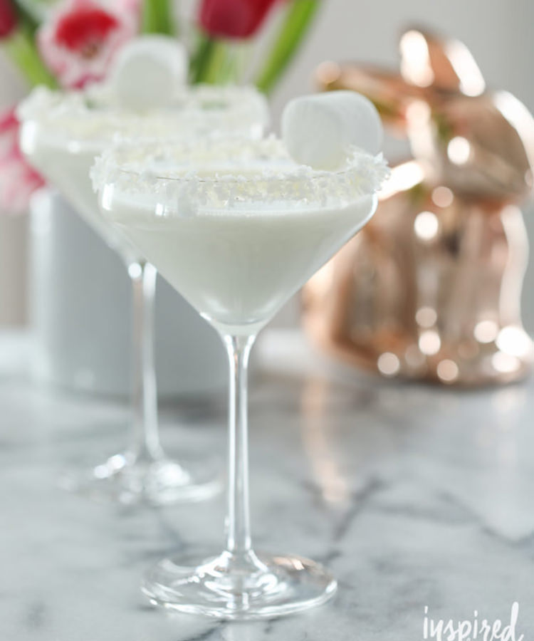 7 Spring Cocktails Perfect For Easter Sunday Cottontail Martini Coconut