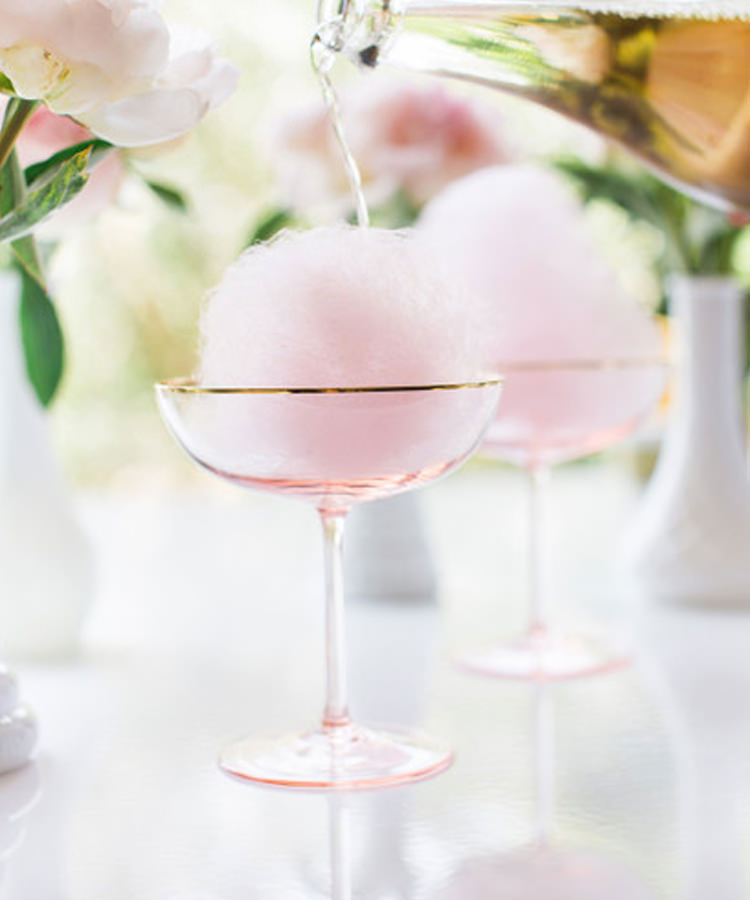 7 Spring Cocktails Perfect For Easter Sunday Cotton Candy Champagne Cocktail