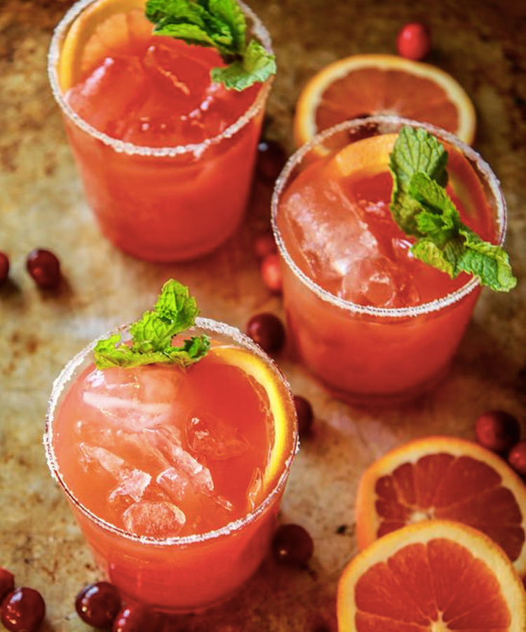 This tequila based Blood Orange Tequila Mint Fizz cocktail is a spring drink you need to make right now.
