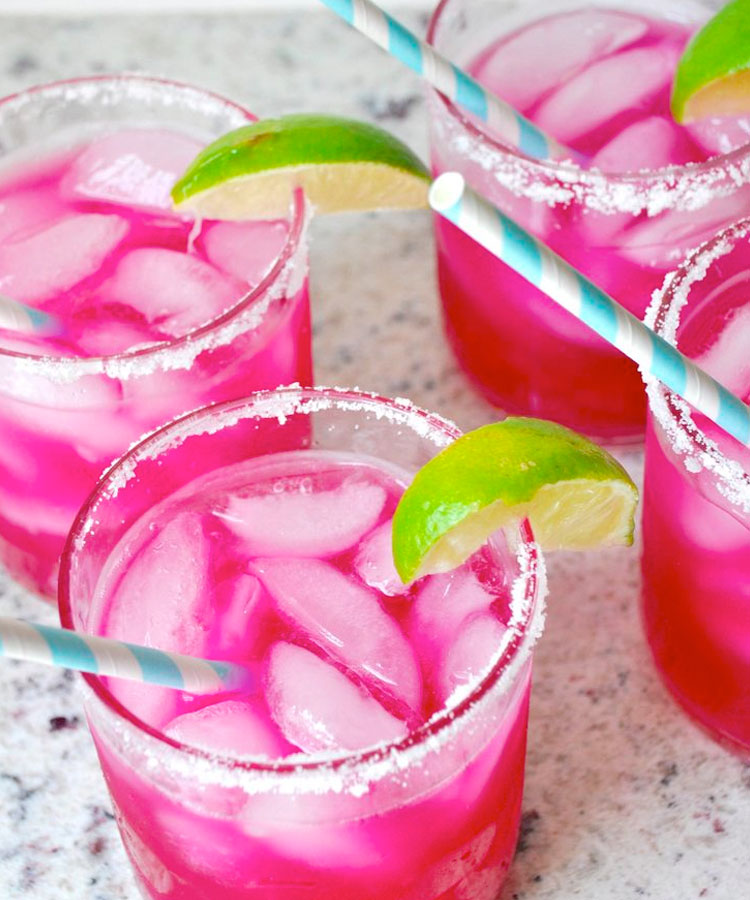 This tequila based Prickly Pear Margarita cocktail is a spring drink you need to make right now.