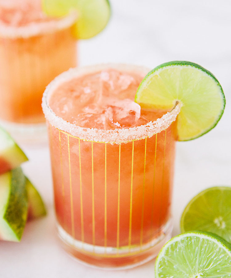 This tequila based Boozy Watermelon Coconut Cooler cocktail is a spring drink you need to make right now.