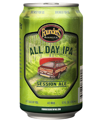 Founders All Day IPA is one of the best canned beers for Memorial Day Weekend