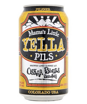 Mama's Little Yella Pils is one of the best canned beers for Memorial Day Weekend