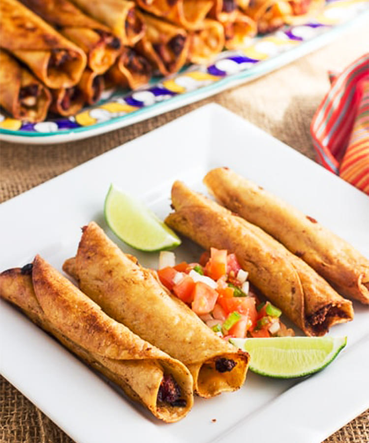these chicken flautas is one of the 9 Best Recipes for Cinco de Mayo