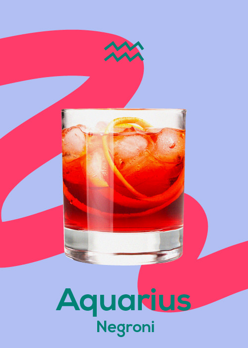 If you're an Aquarius, your June Horoscope pairing is a Negroni