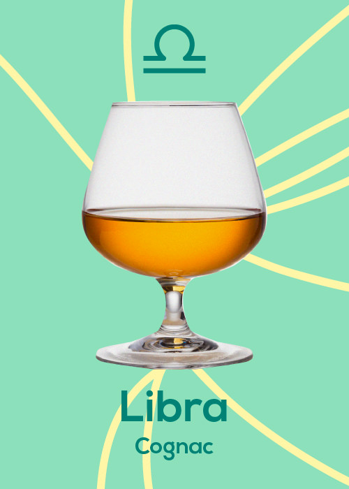 If you're a Libra, your June Horoscope pairing is Cognac