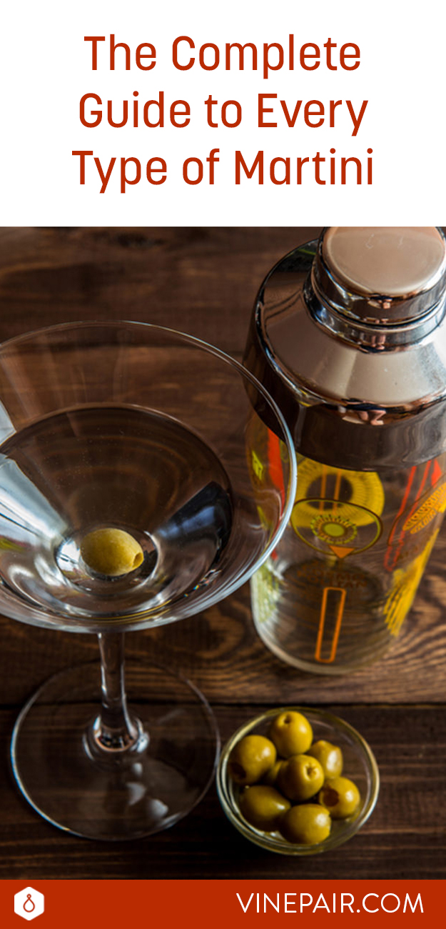 The Complete Guide To Every Type Of Martini Different Types Of Martinis