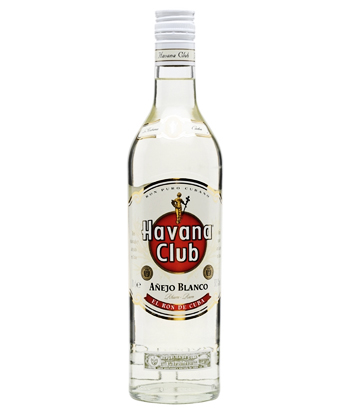 Havana Club Anejo Blanco is one of the five best rums for mojitos