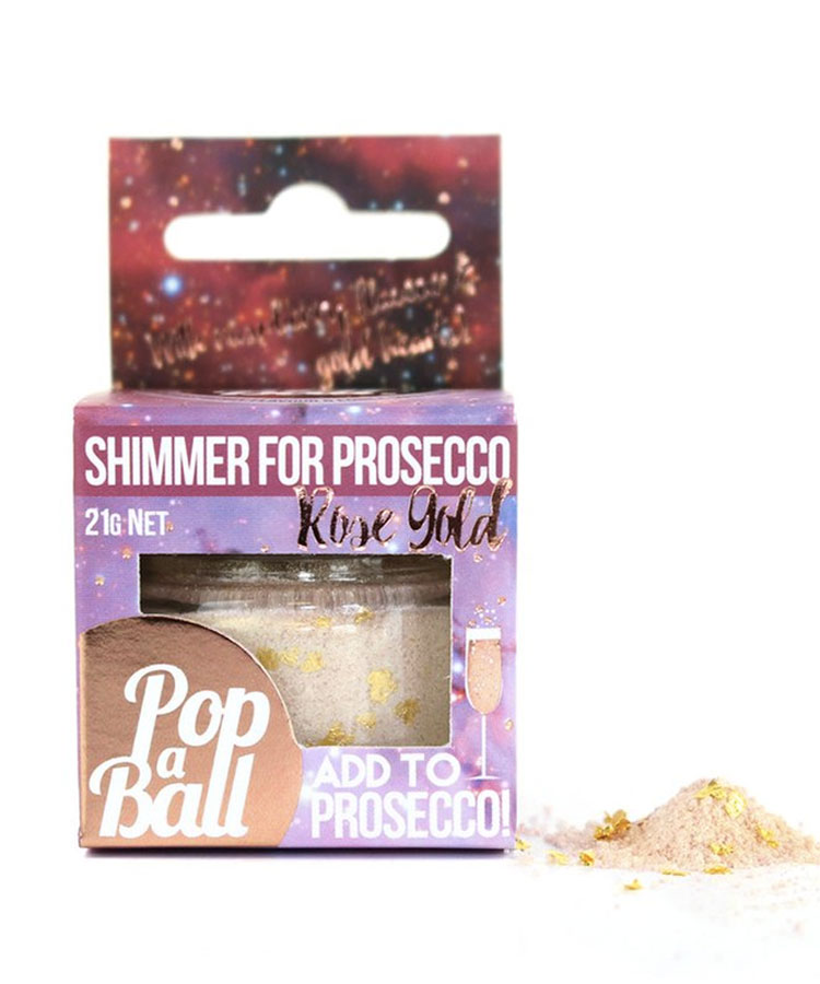 You Can Drink Your Prosecco With Rose Gold Glitter This Summer