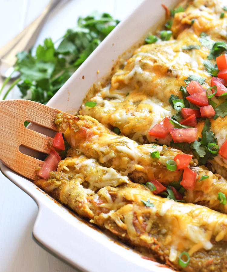 these salsa verde chicken enchiladas is one of the 9 Best Recipes for Cinco de Mayo