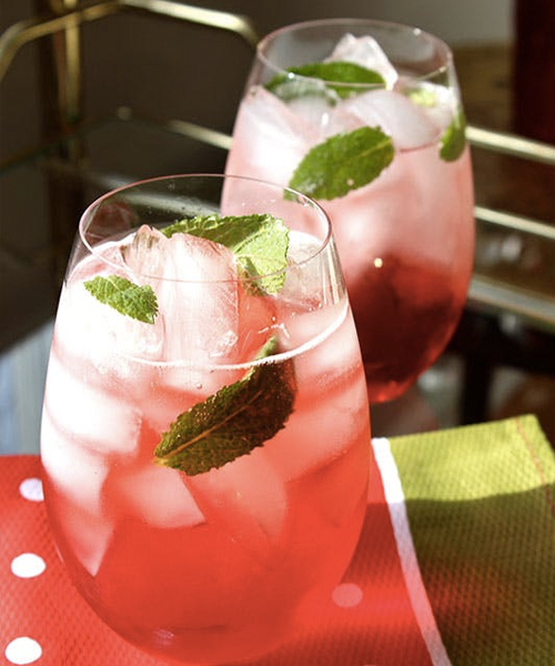The Campari Mint Spritz is the perfect Campari cocktail for branching out from Negronis