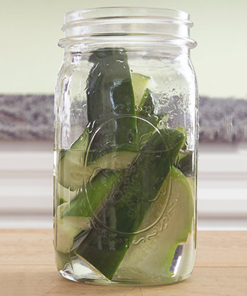 Cucumber is one ingredient you can infuse your vodka with