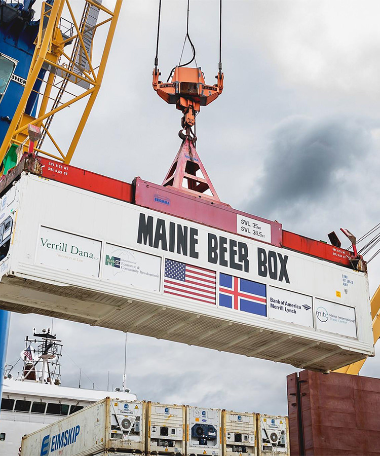 Maine Brewers Just Shipped an Entire Cargo Load of Beer to Iceland