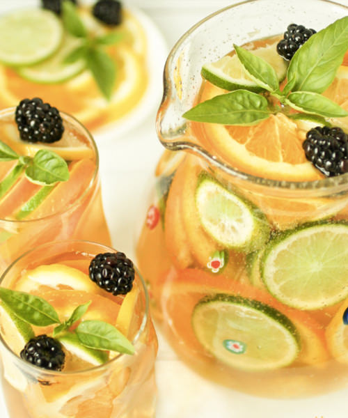 This sparkling citrus sangria is perfect for the summer season