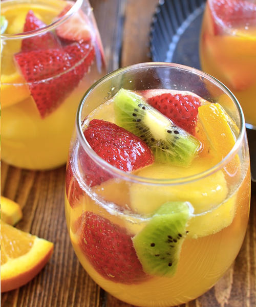 This tropical sangria is perfect for the summer season