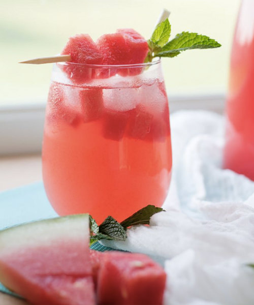 This watermelon sangria is perfect for the summer season