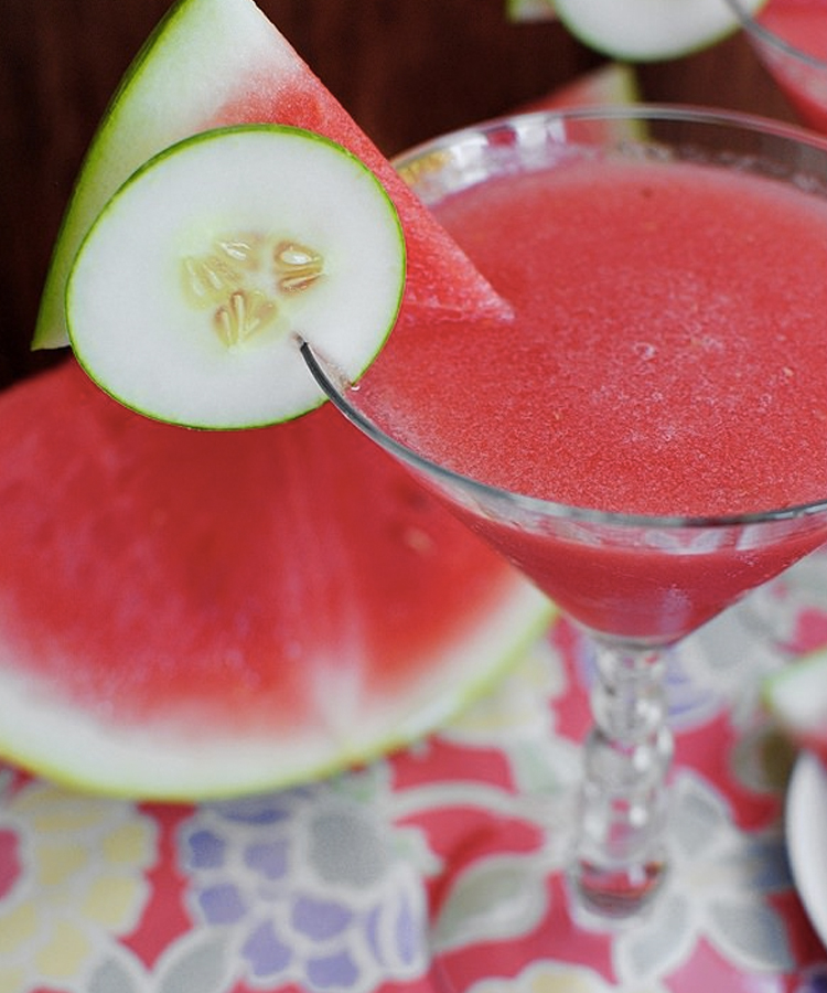 This Cucumber Watermelon Martini is a mouthwatering martini recipe to make this summer