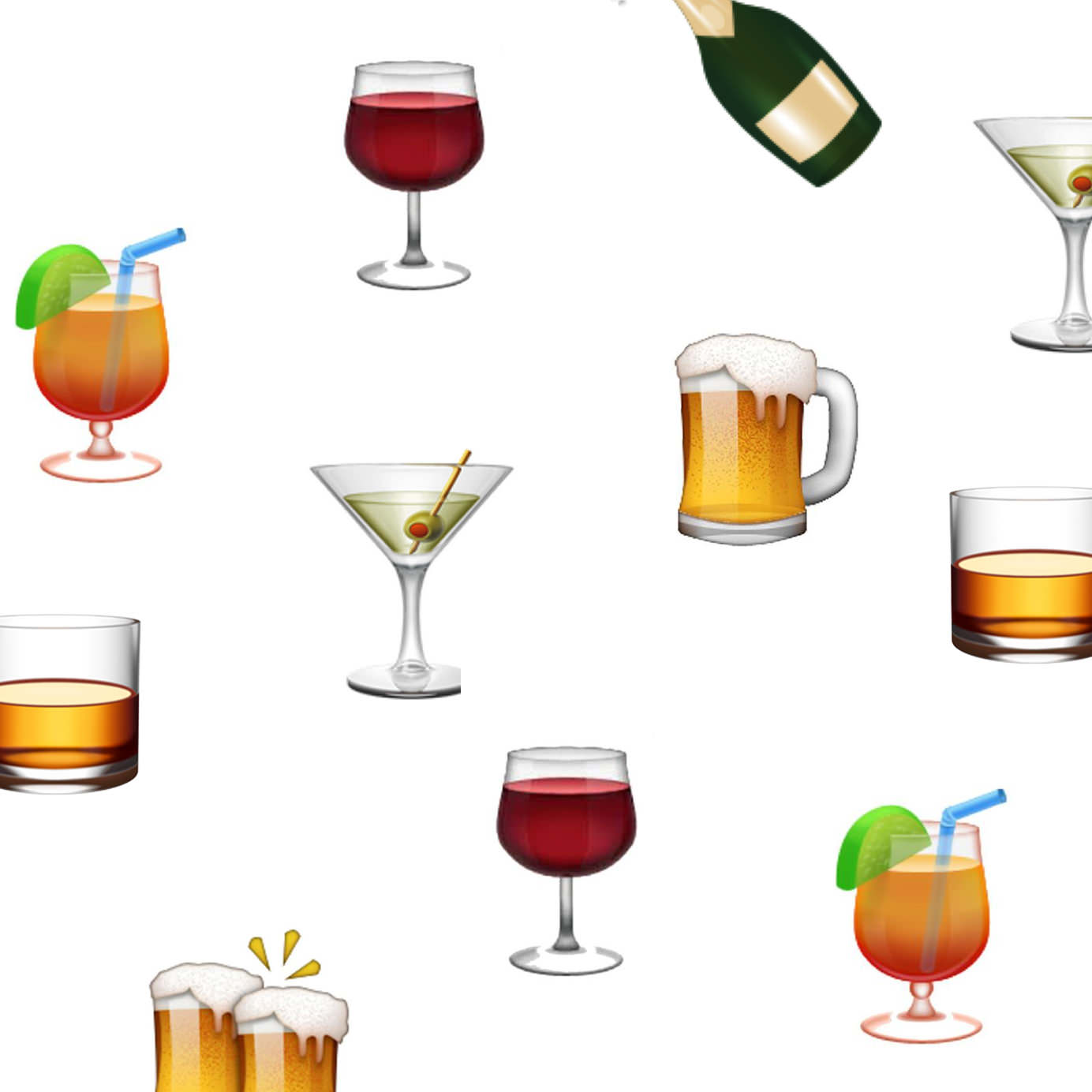 Diving Into Emoji Usage Data Reveals Seasonal Drinking Trends