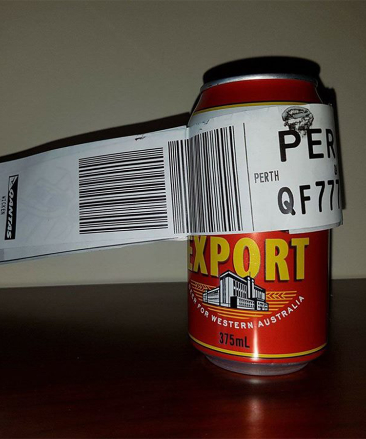 This Guy Checked a Single Beer Can as His Luggage