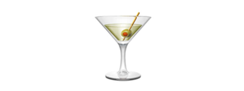martini emoji