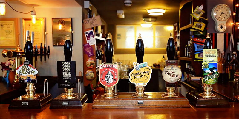 Taps at the George & Dragon Pub (Credit: The George & Dragon)