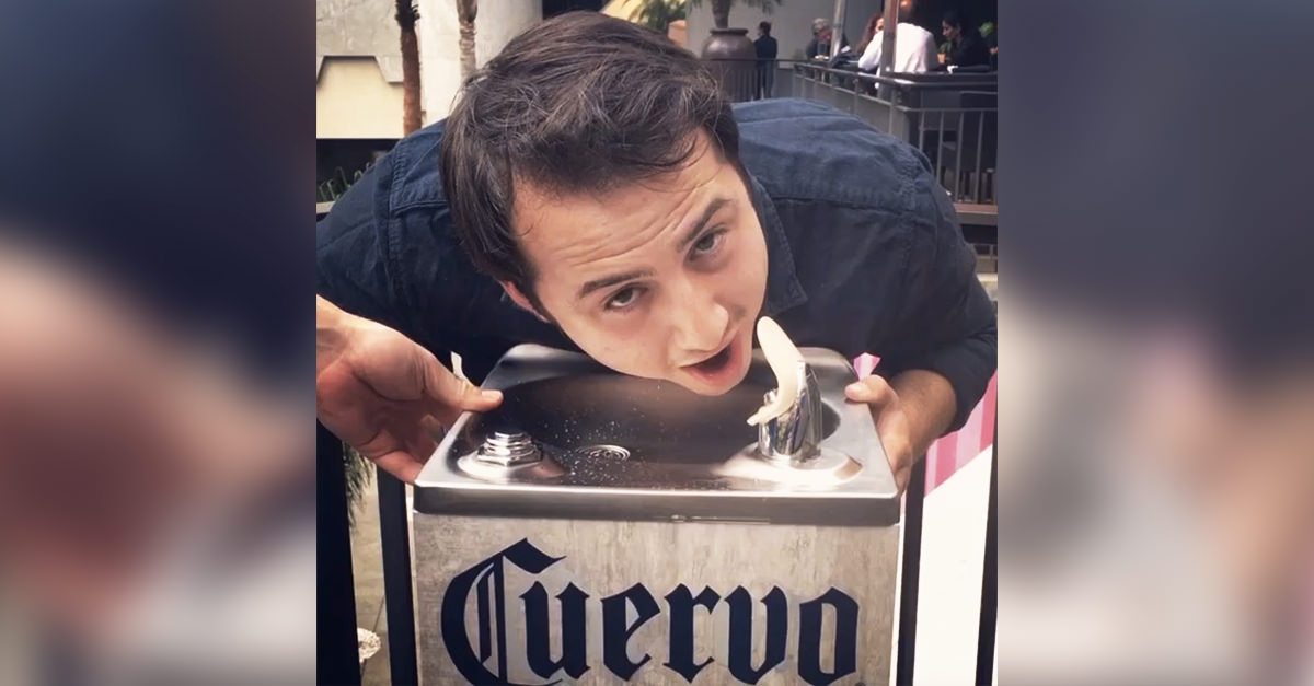 Jose Cuervo Made an Actual Tequila Water Fountain